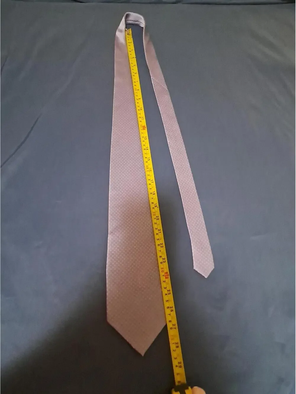 Bill Bass Mens Tie Metallic‎ Blues Silk Necktie Made In USA